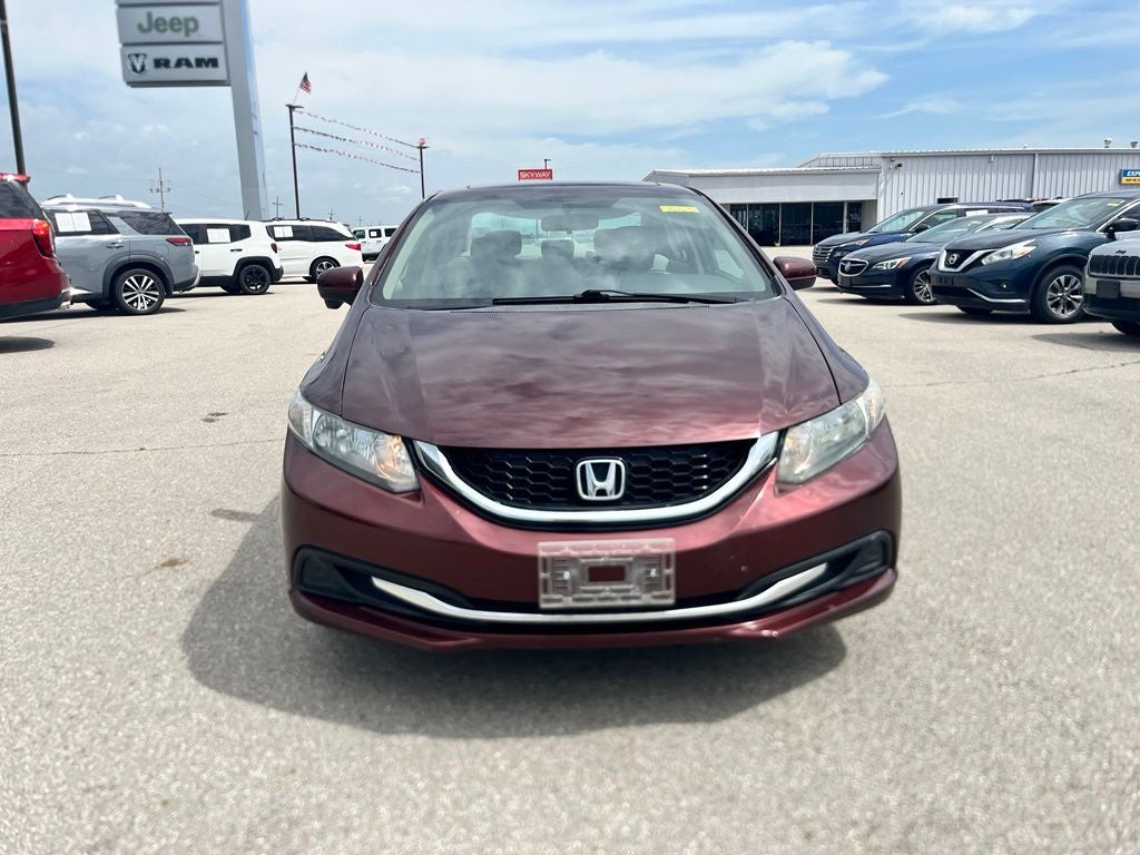 Used 2015 Honda Civic EX with VIN 2HGFB2F82FH562341 for sale in Ponca City, OK